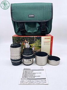 2404604401　●SIGMA TELE＆STANDARD ZOOM SET FOR PENTAX AF 28-80mm 1:3.5-5.6Ⅱ シグマ 100-300mm 1:4.5-6.7 DL カメラレンズ 中古