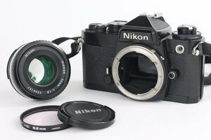 Nikon ニコン FE フィルム一眼レフカメラ + Nikkor ニッコール 50mm F1.8 Ais 標準単焦点レンズ★F