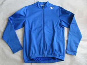 XLサイズ パールイズミ USED 少々毛玉有り 長袖 起毛裏地 サイクル ジャージ PEARL IZUMI サイクリング ジャケット ブルー系 