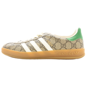 GUCCI グッチ×ADIDAS GGキャンバス ガゼル ローカットスニーカー 646652 ブラウン