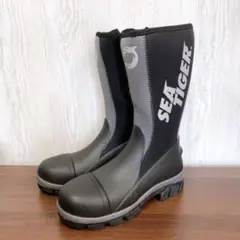 安全靴　SEA TIGER  ブラック/グレー　25.5㎝