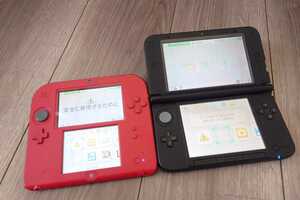  Nintendo 3DSLL SPR-S-JPN-CO グレー 2DS レッド FTR-001　2台