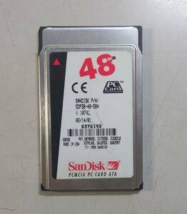 KN4440 【ジャンク品】 SanDisk PCカード 48MB PCMCIA PC CARD ATA