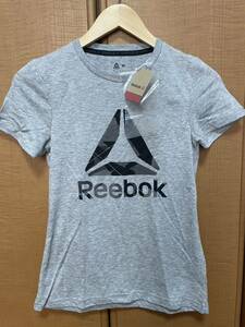 【新品未使用】 Reebok リーボック 半袖 Tシャツ レディース Mサイズ グレー