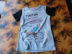 T-shits Tシャツ Rno124 ユニクロuniqlo TINTIN タンタン　s I WONDER IF THEY