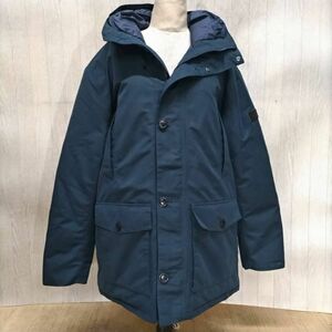 I602-U13-2598 Barbour バブアー メンズ 中綿入りアークテックパーカー 防水 フード付き ネイビー XLサイズ ⑥