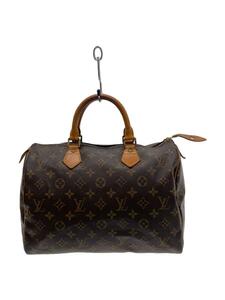 LOUIS VUITTON◆1)スピーディ30_モノグラム・キャンバス_BRW/PVC/BRW