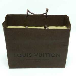 即日発送！ ルイヴィトン LOUIS VUITTON ショッピングバッグ ショッパー ショップ袋 紙袋 ブラウン 茶色