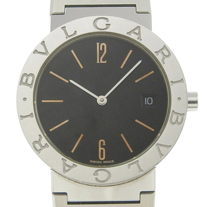 BVLGARI ブルガリ ブルガリブルガリ BB33SS 腕時計 SS クオーツ アナログ表示 メンズ 黒文字盤【I220823033】中古