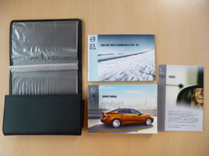 ★7121★VOLVO　ボルボ　S60　取扱説明書　2013年モデル／INFOTAINMENT SYSTEM-RTI／INFOTAINMENT GUIDE　SENSUS／ケース付★訳有★