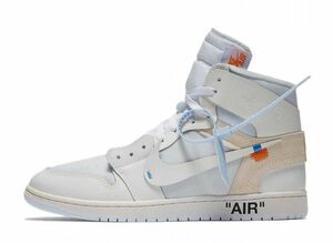 Off-White Nike Air Jordan 1 Retro High "White" 28.5cm AQ0818-100