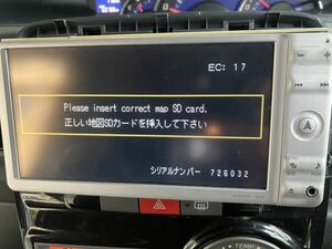 トヨタ純正ナビ　NSDN-W60　故障品　ジャンク