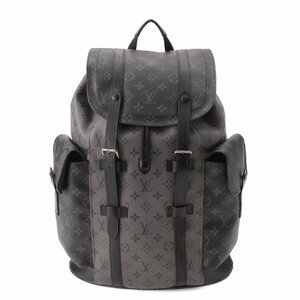 【ルイヴィトン】Louis Vuitton　モノグラムエクリプス クリストファーPM バックパック リュック M45419 ブラック 【中古】204089