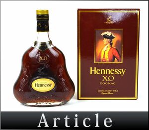 175856古酒◆未開栓 ヘネシー XO 金キャップ クリアボトル コニャック ブランデー Hennessy EXTRA OLD COGNAC BRANDY 700ml 40%/ A