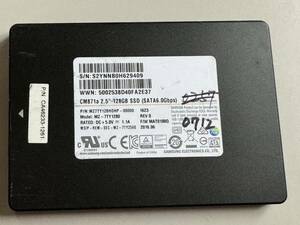 SAMSUNG SSD 128GB【動作確認済み】0712　