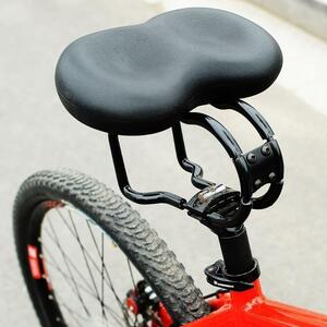 Big Ass Bike Saddle Wide Large Bikeサイクリングサドル Noseless Saddle Cycling MTBソフトPVC PUシートクッションパッドシート