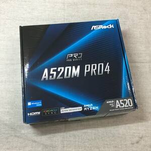 現状品 ASRock AMD Ryzen 3000/4000シリーズ(Soket AM4)対応 A520チップセット搭載 Micro ATX マザーボード A520M Pro4