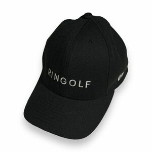 2019年 モデル NEWERA ニューエラ RINGOLF リンゴルフ 9FIFTY 刺繍 ロゴ 6パネル キャップ ゴルフ ウィメンズ ブラック 黒
