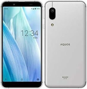 【1円スタート】SHARP au AQUOS sense3 basic SHV48 シルバー + microSD 64GB【完動品・動作正常】