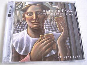 ★良品・中古 KING CRIMSON キング・クリムソン / THE GREAT DECEIVER VOL.1、2 Live 1973-1974 2枚組