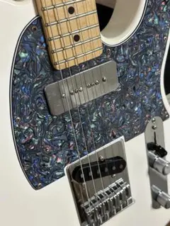 Fender テレキャスター　　p90 エレキギター　サイケデリズム風