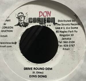 [ 7 / レコード ] Ding Dong / Drive Round Dem ( Reggae / Dancehall ) Don Corleon Records ダンスホール レゲエ 