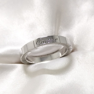 【中古】Cartier ラニエール リング 750WG K18WG ホワイトゴールド 表記サイズ49 約6.0g