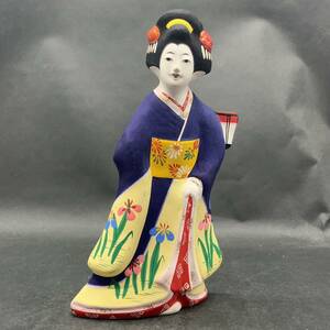 h-92833 土人形 後藤久美作 市原人形 花嫁 H23cm 岐阜 市原土人形 蔵出 古玩