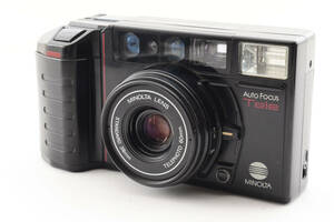 【並品】ミノルタ Minolta AF-Tele Quartz Date QD Point & Shoot 35mm コンパクト フィルムカメラ #28