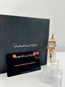 【ハミルトン1円〜】HAMILTON H312410 バックル破損 腕時計 レディース 稼動品 中古 8603A