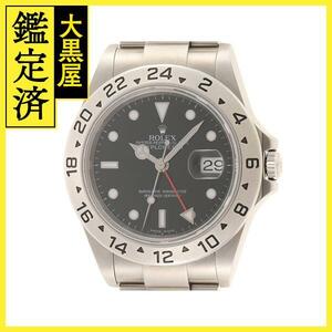 ROLEX　ロレックス　エクスプローラーII　16570　SS　自動巻き　ブラック　メンズ【430】2147400244738