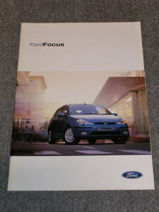 フォード フォーカス FORD FOCUS 2002 UKカタログ 39P