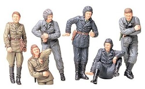 タミヤ 1/35 ミリタリーミニチュアシリーズ No.214 ソビエト陸軍 戦車兵 小