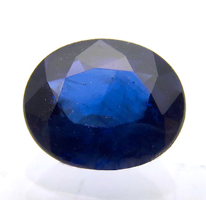 2987【値打ち！】 ブルーサファイア ルース 1.58ct 鮮やかな深い青 スリランカ : 瑞浪鉱物展示館 【送料無料】