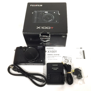1円 FUJIFILM X100T SUPER EBC 23mm 1:2 コンパクトデジタルカメラ 元箱付き C251425