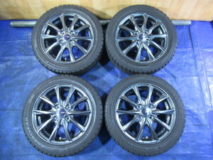 激安即決！ D.O.S 14-4.5J 4H/100 ET45 + スタッドレス GOOD YEAR 165/55R14 2020年製 ek ルークス ムーブ ワゴンR ミラ セルボ等！T008218