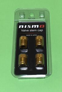 日本未発売 NISMO ニスモ エアバルブキャップ ゴールド 4個セット 99927-VLCGD 新品未使用 BNR32 BCNR33 BNR34