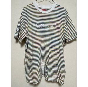 【M】Supreme 18ss Static Stripe Tee