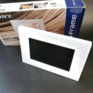 SONY デジタルフォトフレーム S-Frame クリスタル&ホワイト DPF-D720 7.0型 メモリー2GB ソニー 【USED品】 02 00740