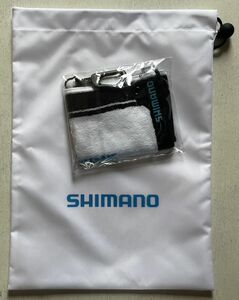 シマノ 腰掛けタオルとスタッフバッグ SHIMANOノベルティーグッズ 新品 送料無料