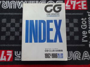 送料込み　CG CAR GRAPHIC INDEX カーグラフィック　インデクス