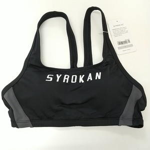 88-00773 送料無料 【アウトレット品】 SYROKAN 競泳水着 ビキニ(上)のみ レディース Sサイズ ブラック