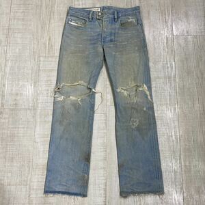 DIESEL ディーゼル RIOHMA クラッシュ デニム パンツ DENIM PANTS 00ECALA6001 MADE IN ITALY イタリア製 サイズ 29