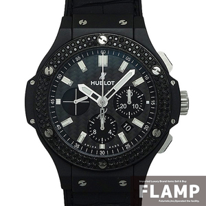 HUBLOT ウブロ ビッグバン ブラックマジック 301.CI.1770.GR アフターブラックダイヤベゼル メンズ 腕時計【美品中古】