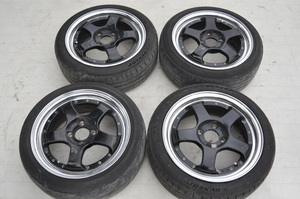 SSR プロフェッサー SP1 15インチ 6J +44 PCD 100 4H ホイール 4本 コペン N-one ワゴンR ミラ ローダウン軽 JDM