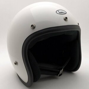 送料無料 Dead Stock 新品 箱付 BUCO WHITE 60cm/デッドストック白ビンテージヘルメットextraエクストラブコハーレーbellベル500tx70s80s