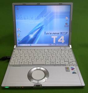 Win7, XP 動作可 パナソニック CF-T4HW9AXS PentiumM753 1.2GHz 12.1インチ