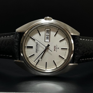 1円～ OH済み 1968年製造 SEIKO セイコー 56KS キングセイコー デイト 新品風防 25石 メダリオン 自動巻き 腕時計