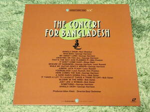 LD♪THE CONCERT FOR BANGLADESH♪ジョージ・ハリソン製作