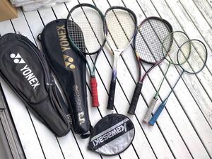 セール 即決1円 5本セット YONEX ヨネックス ウィルソン テニスラケット ラケット テニス ラケット軟式 テニス ラケット バトミントン